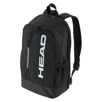 HEAD Base Backpack 17L Tennis Bag - Holds 2 Racquets, Water Bottle Pockets & Front Accessory Pocket