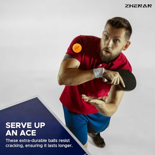 40+ New Material Ping Pong Balls 20 Pack Multicolor White and Orange Advanced Table Tennis Balls 3 Star Training & Practice Ping Pong Ball，Competition and Recreational Play, Abs Ping Pong Ball - color: Orange