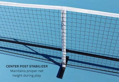 HEAD Portable Pickleball Net System - Official Size, Quick Setup & Carry Bag - Durable & Lightweight Black Net for Indoor/Outdoor Play