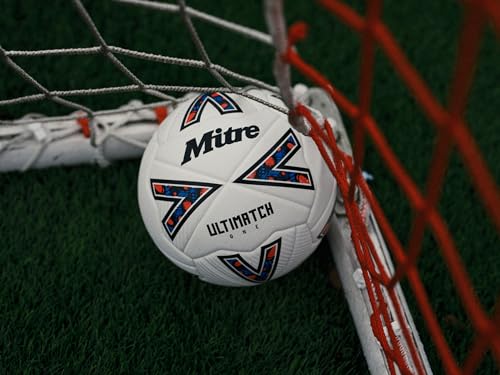 Mitre Soccer Ball League Ultimatch - color: Ultimatch One - White/Black/Red, size: 5