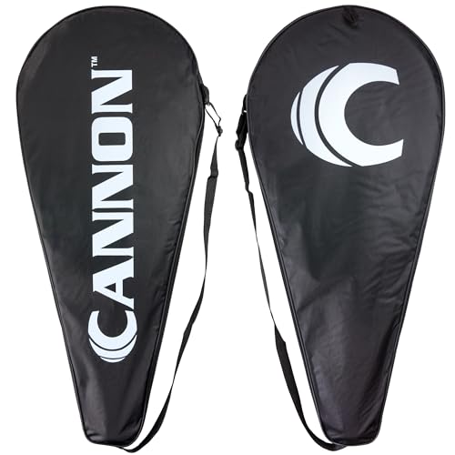 Cannon Sports Premium Padded Tennis Racket Cover Bag with Adjustable Shoulder Strap – Durable & Lightweight Racquet Carrying Bag