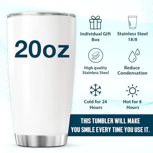 CUBICER Inspirational Quote Sometimes You Forget You'Re Awesome So This Is Your Reminder Design Stainless Steel 20 Oz Tumbler For Women Friends Coworkers Motivation Gift - color: Motivational Quote F4