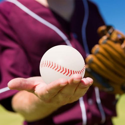 GKK 12pack Pitching Machine Baseballs 9inch 3.5oz PU Material Ball for TeenagersTo Practice Hitting and Fielding Practice