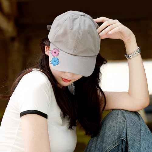 6 Pcs Magnetic Golf Ball Marker with Hat Clip Set, Flower Shape Strong Magnet Golf Markers, Golf Bag Cap Accessories for Men Women Golfers, Ideal Gift for Golf Enthusiasts