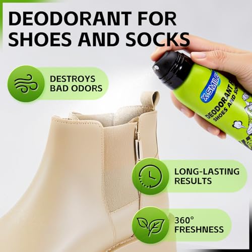 X-SMILE Sneaker Cleaning Kit, Foam Cleaner for White Shoes, PU & Synthetic, Canvas, Mesh & Rubber, Brush, Towel & Wipe 100ml