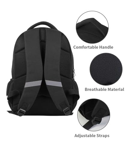 Kids School Backpack for Boys Girls, Children Teens Back Pack for Elementary Primary, Polyester Bookbag, Large Capacity Elephant School Bag, Top Handle, Idea for Unisex-child Age 6+ - color: H03-elephant Family