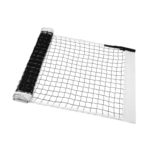 Pickleball Net Net with Foldable PVC Material Stable Reinforced Edges Easy Setup Suitable for Indoor Outdoor - color: White