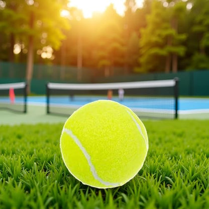 1Pc Green Tennis Elastic Low Level for Adults or Kids Beginners,Pressure Free for Self Tennis Practice,Large Volume Training Tool Outdoor Youth Junior Practice Professional Ball,Small