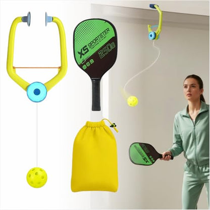 Pickleball Trainer Rebounder for Solo & Group Practice, Improve Reaction & Coordination, Easy Setup, 1 Set