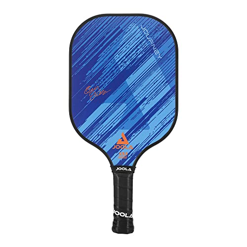 JOOLA Pickleball Paddle Journey and Seneca – Select Fiberglass or Carbon Fiber Surface – Lightweight Paddles – Control & Power Rackets for Beginners to Intermediates – USAP Approved – Multiple Styles - color: Journey | Blue 10mm