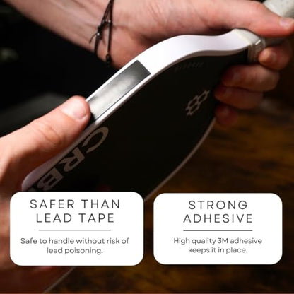 Paddle Tuning Tape for Pickleball Paddles | Non-Toxic & Customizable Alternative of Lead Tape for Pickleball Paddles - size: 1/2 Gram Per Inch