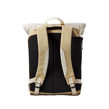 WILSON Lifestyle Foldover Tennis Backpack - Khaki, Holds up to 2 Rackets
