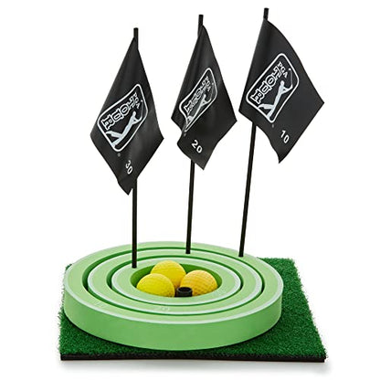 PGA TOUR Men's 3 Target Golf Chipping Game, Caviar, One Size