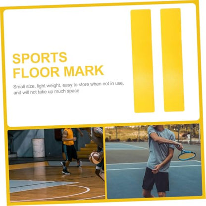 GALPADA Landmark Racquets Sign Court Line Marker Kit Racquet Sports Match Tennis Training Marker Football Marker