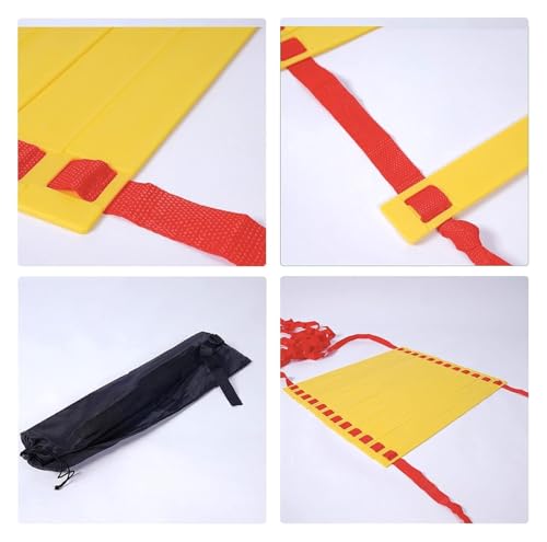 Agility Ladder, Speed Ladder, Cones Football Training Equipment, Speed Agility Set, for Indoor/Outdoor - size: 4m