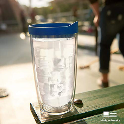 Tervis Pickleball Made in USA Double Walled Insulated Tumbler Travel Cup Keeps Drinks Cold & Hot, 16oz, Classic - style: 16oz