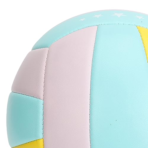 SUNGOOYUE Size 5 Volleyball, Soft High Elasticity PVC Indoor Outdoor Training Ball with Special Air Nozzle Design, for Gym Field Games and Recreational Activities