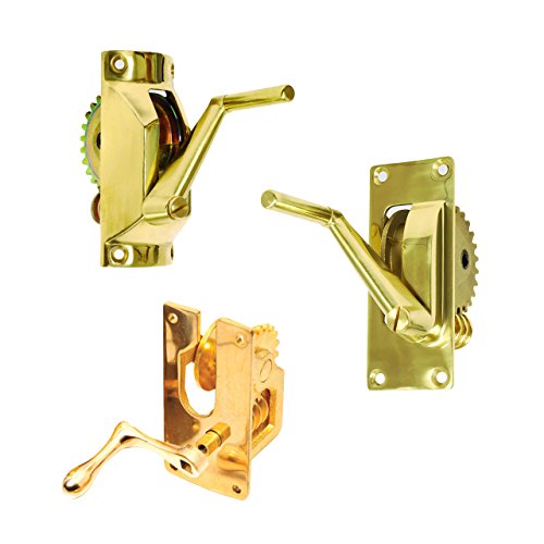 Vermont Tennis String Winder Mechanism – Professional Brass Winder for All Regulation Tennis Posts - Net Tennis Accessories Available in 3 Styles - color: Large Square