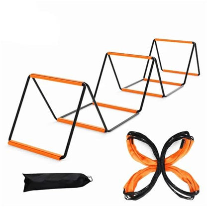 Dual-Purpose Soccer Training Jump Ladder Multifunctional Agility Ladder Speed Training Coordination Footwork Football Equipment Sports Equipment