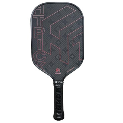 Pickleball Paddles, Professional Carbon Fiber Pickleball Paddle for High Spin & Powerful Shots with Honeycomb Core Pickleball Racket for Indoor Outdoor Play
