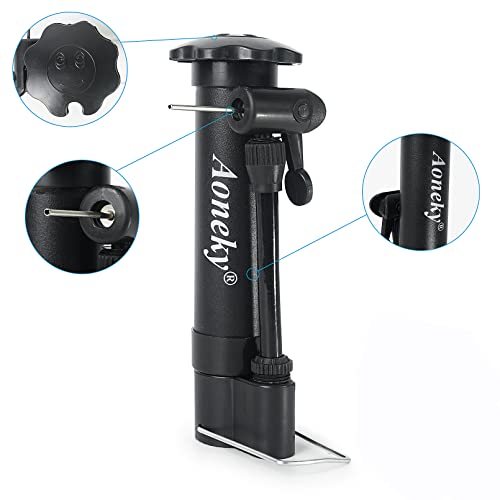 Aoneky Mini Hand Pump for Sports Balls, 5.75 Inch Portable Air Pump with Ball-Safe Needle, 11 PSI Manual Pump for Basketball Soccer Volleyball