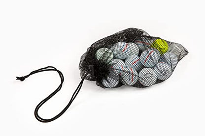 Clean Green Golf Balls 24 Recycled Used Golf Balls for Callaway ERC Triple Track Golf Ball Bulk Mix - Cheap Golf Balls Good Condition - includes for Callaway Golf Balls for Men and Mesh Carrying Bag