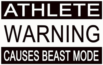 Generic Cleat Vault | High-Performance Sports Travel Shoe Storage Bag w/Motivation (Beast Mode, Black, Large (US Shoe Size 7+)), CV-FC100