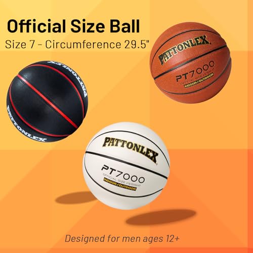 Basketball Ball – Official Size– Composite Leather Indoor/Outdoor Basketball for Men, Women & Girls, with Pump