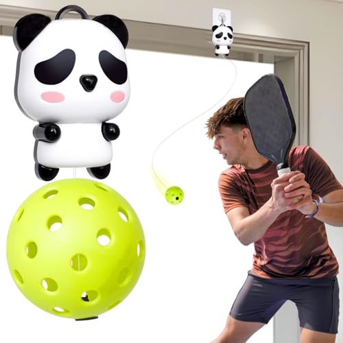 Pickleball Trainer - Continuous Rebound Pickleball Drills Enhance Reaction Time & Hand-Eye Coordination - Ideal Gift for All Skill Levels - color: White