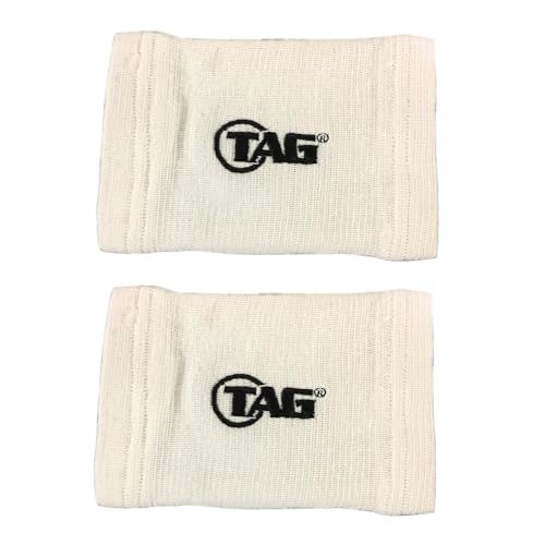 TAG Adult Wrist Coach - Single Window Size 4.5" x 3" - Baseball Soccer Football Play Coach Playbook Quarterback Wristband - color: White