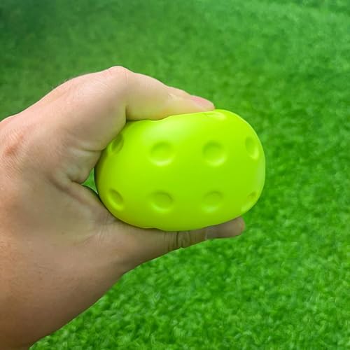 3PCS Foam Balls Pickleballs for Practice Lightweight Pickle Balls Noise Reducing Indoor Outdoor Training Play