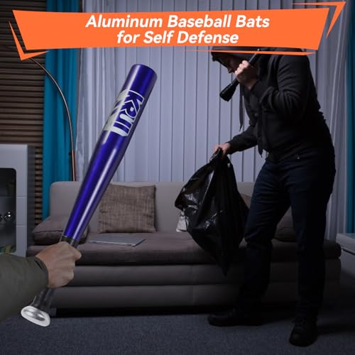 KRUI Aluminum Baseball Bat, 18 Inch Self Defense Bat, Lightweight Bat for Tire Checker, Fish, Keeps in Home, Car, Backpack for Self Defense - color: Blue