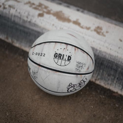 GRIND | Official Basketball Eastside Train | Premium Composite Leather Made for Indoor/Outdoor Play | All Surface Performance | Shipped Inflated and Game-Ready