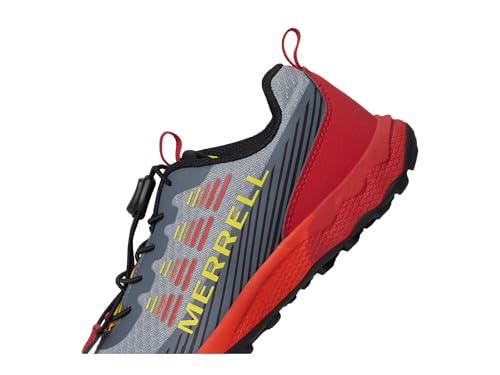 Merrell Kids' Agility Peak Kdz - color: Grey/Lava, size: 5 Big Kid