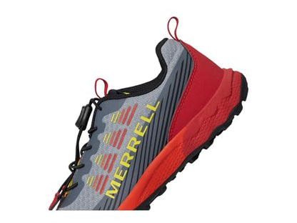 Merrell Kids' Agility Peak Kdz - color: Grey/Lava, size: 2 Little Kid