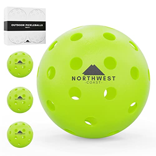 Seamless Outdoor Pickleballs - Pack of 4 - style: 4 Pack