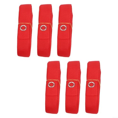 Beach Volleyball Boundary Lines Kit 8x16m With Stakes, Nylon Court Marking Tape For Outdoor Sand Or Grass Games, Red