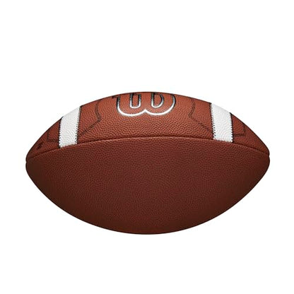 WILSON GST SpeedSkin One Football - Brown, Official Size