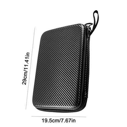 Table Tennis Paddle Case,Waterproof Table Tennis Paddle Hard Case, Padded Table Tennis Paddle Hard Case - Large Capacity Table Tennis Bat Bag Ball Storage Bag Carry Cases