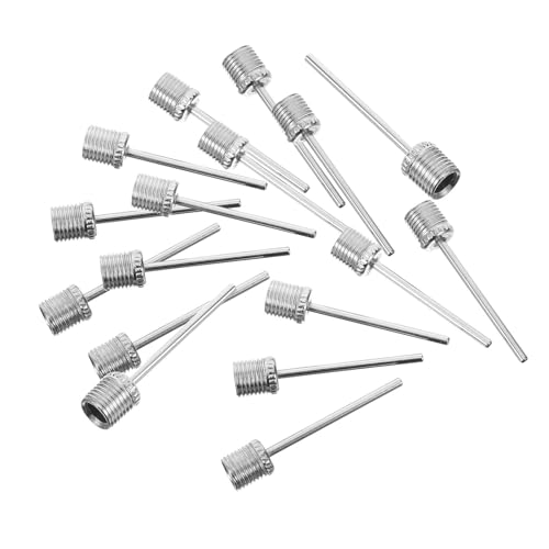 120pcs Stainless Steel Ball Pump Needle Set, Straight Air Inflation Needles for Basketball Football Volleyball, Sports Ball Pump Replacement Accessories for Team Sports