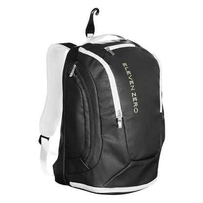 Pro Tour Pickleball Backpack Black | Large Pickleball Bag with Fence Hook for Paddles & Accessories | Ventilated Shoe Compartment | Pickleball Bags for Men, Women, & Adults Pickle Ball Bag - color: Black