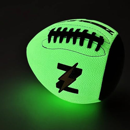 ZEESHINE Auto-Return Training Football - Glow-in-Dark Solo Practice & Night Games