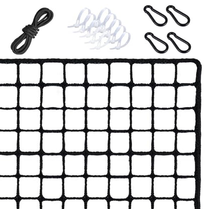 Golf Nets Practice，Sports Nets for Backyard Driving Real Golf Balls10ft to 60ft, Ball Stop Netting for Garage Swing Training, Indoor Outdoor Nylon Heavy Duty Soccer, Basketball, Pickleball Accessories - size: 15ftx30ft