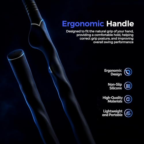 Golf Rope Swing Trainer, Professional Golf Training Aid and Posture Corrector, Improve Tempo Accuracy Practice Equipment for Beginners and Experienced Golfers