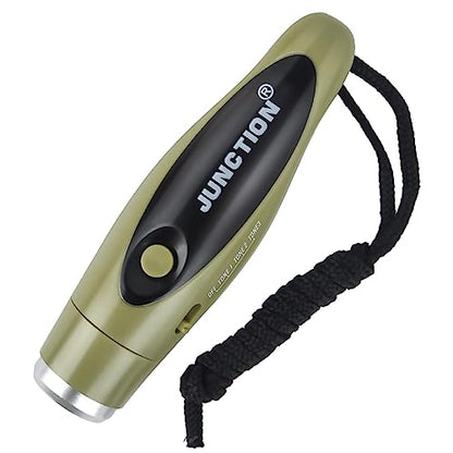 Electronic Whistles, Loudest Electric Whistles 3 Tones High Volume Whistle Hand Held for Coaches Referees Training Whistle Bulk, Outdoor Hiking Emergency Rescue Whistle Gifts - color: Military green