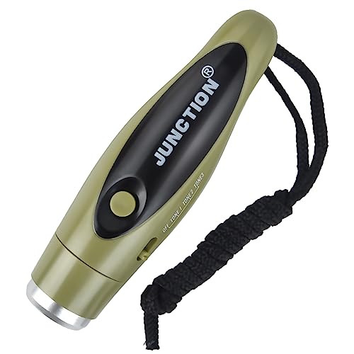 Electronic Whistles, Loudest Electric Whistles 3 Tones High Volume Whistle Hand Held for Coaches Referees Training Whistle Bulk, Outdoor Hiking Emergency Rescue Whistle Gifts - color: Military green