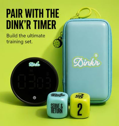 Dink’r Pickleball Drill Dice – Training Dice for Pickleball Drills & Practice – Random Drill Generator for Solo & Group Training