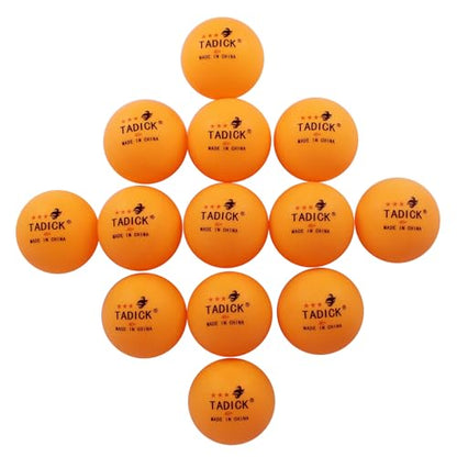 140 Pack Practice Ping Pong Balls, 3-Star Training Table Tennis Balls, Bulk Pong Balls - color: orange