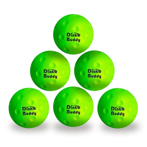 Kelso Pickleball, PU Foam Pickleball Balls for Reduced Noise, Enhances Hand-Eye Coordination, Indoor & Outdoor Use, Standard or Small Trainer-Sized Balls