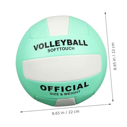 ibasenice 2pcs Adult Volleyball Size 5 Soft Indoor Volleyball Practice Ball Machine-Seamed Explosion-Proof Training Ball for Sports Equipment